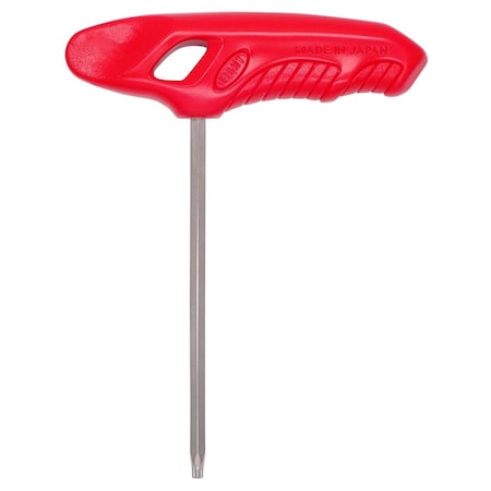 Eight Tool TORX PLUS KEY T-HANDLE, 15IP X 119MM RED XT-15IP